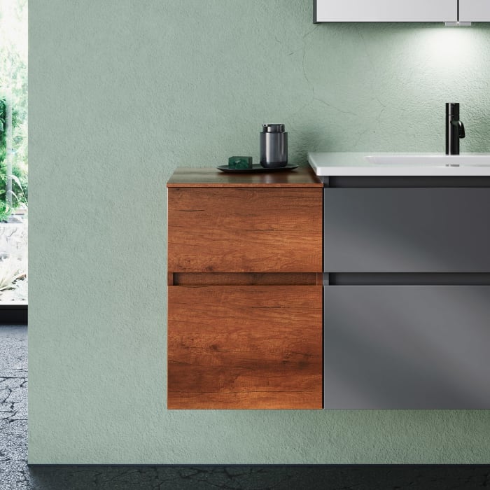 burgbad Lin20 Unterschrank 40 cm, 1 Auszug, 1 Schublade