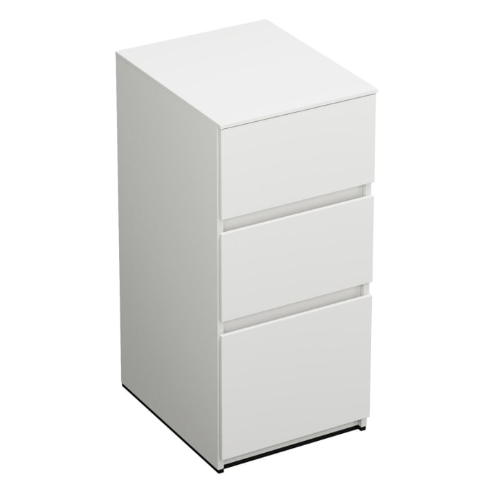 burgbad Lin20 Unterschrank 40 cm, 1 Auszug, 2 Schubladen