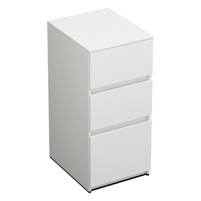 burgbad Lin20 Unterschrank 40 cm, 1 Auszug, 2 Schubladen