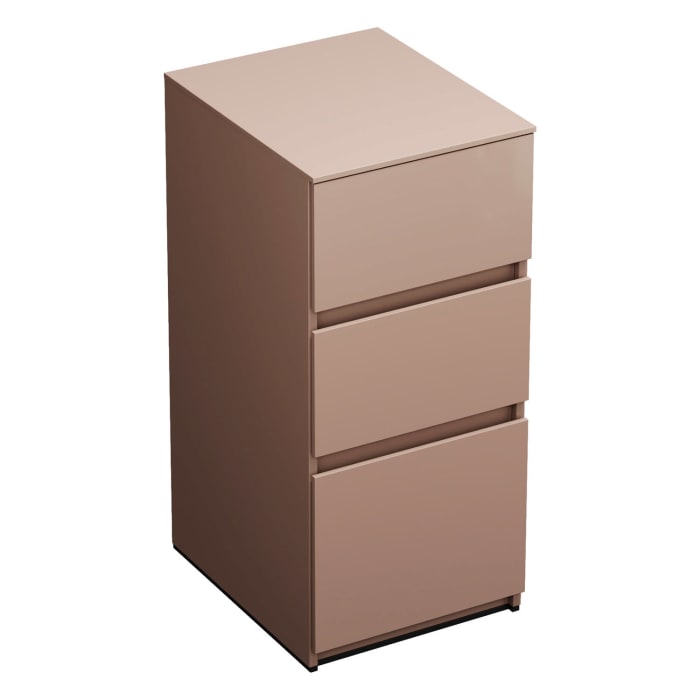 burgbad Lin20 Unterschrank 40 cm, 1 Auszug, 2 Schubladen