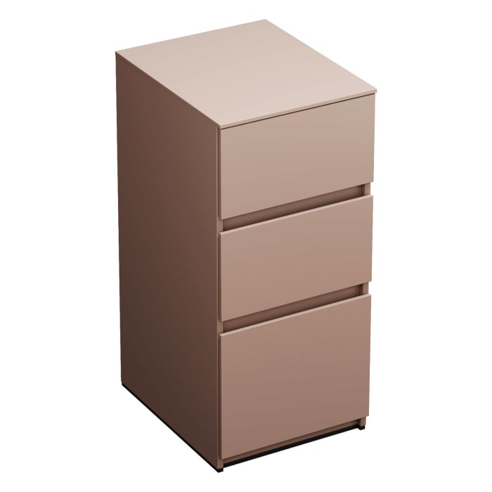 burgbad Lin20 Unterschrank 40 cm, 1 Auszug, 2 Schubladen