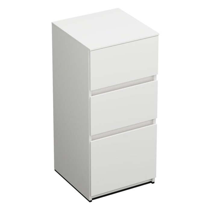 burgbad Lin20 Unterschrank 40 cm, 1 Auszug, 2 Schubladen