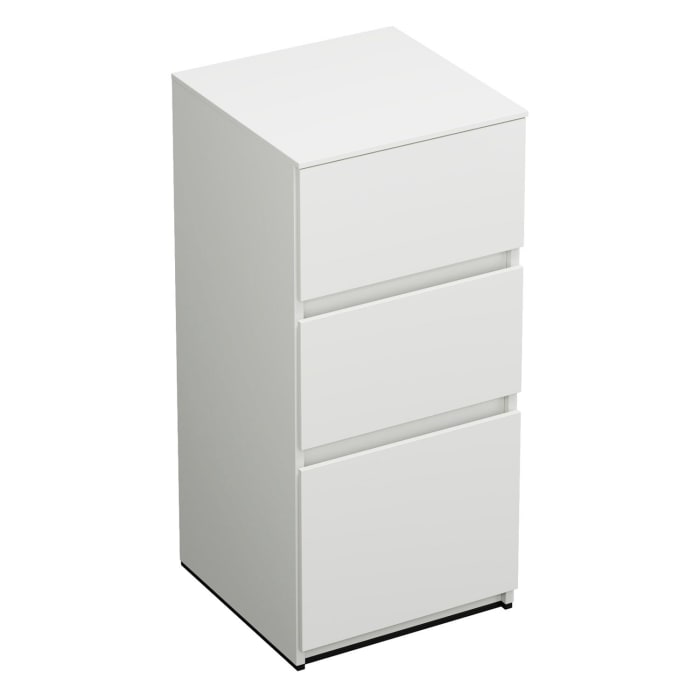 burgbad Lin20 Unterschrank 40 cm, 1 Auszug, 2 Schubladen