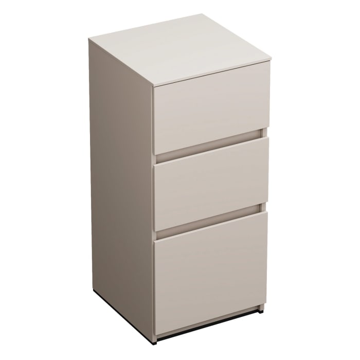 burgbad Lin20 Unterschrank 40 cm, 1 Auszug, 2 Schubladen