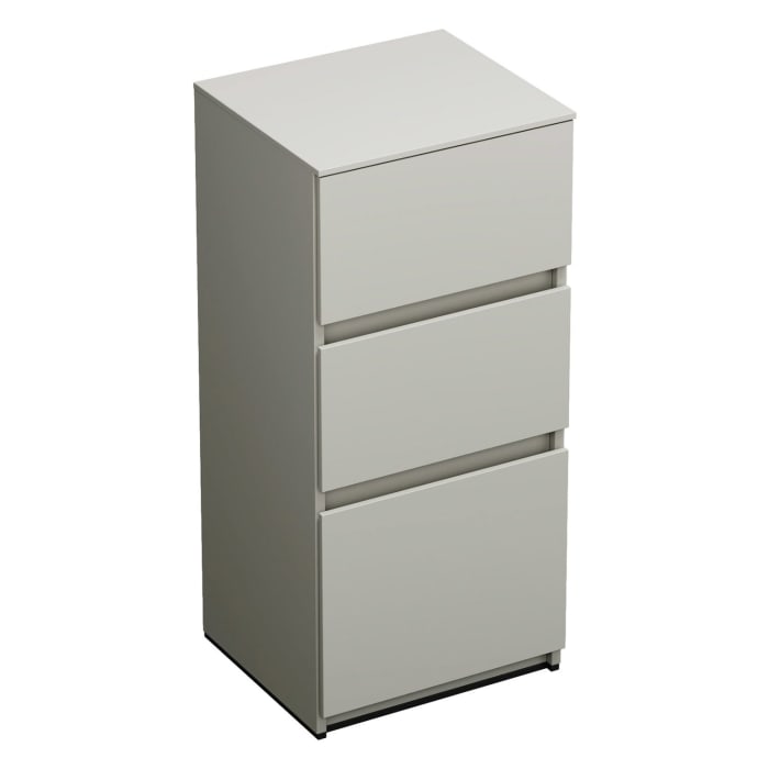 burgbad Lin20 Unterschrank 40 cm, 1 Auszug, 2 Schubladen