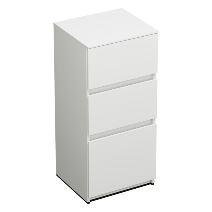 burgbad Lin20 Unterschrank 40 cm, 1 Auszug, 2 Schubladen