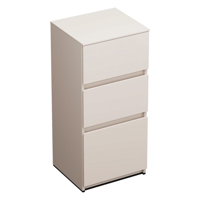 burgbad Lin20 Unterschrank 40 cm, 1 Auszug, 2 Schubladen