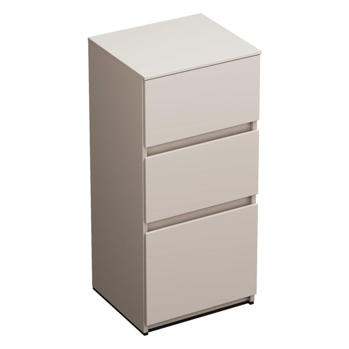 burgbad Lin20 Unterschrank 40 cm, 1 Auszug, 2 Schubladen