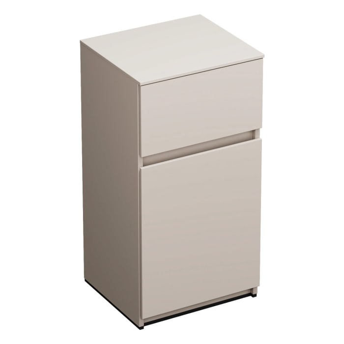 burgbad Lin20 Unterschrank 40 cm, 1 Auszug, 1 Schublade