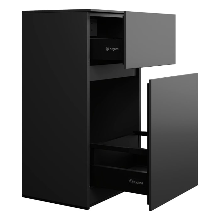 burgbad Lin20 Unterschrank 40 cm, 1 Auszug, 1 Schublade