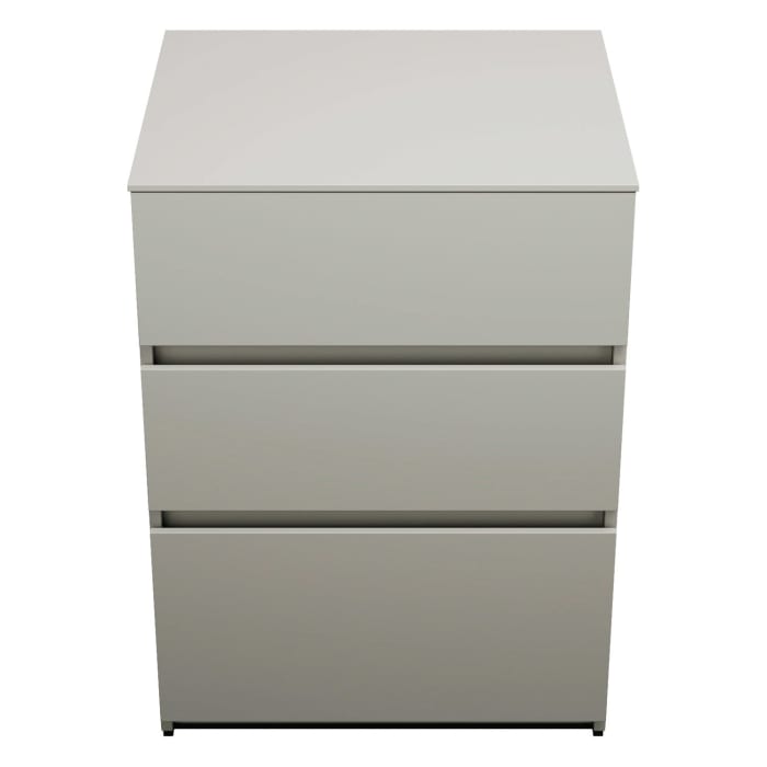 burgbad Lin20 Unterschrank 60 cm, 1 Auszug, 2 Schubladen