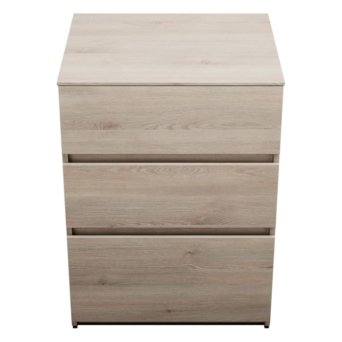 burgbad Lin20 Unterschrank 60 cm, 1 Auszug, 2 Schubladen