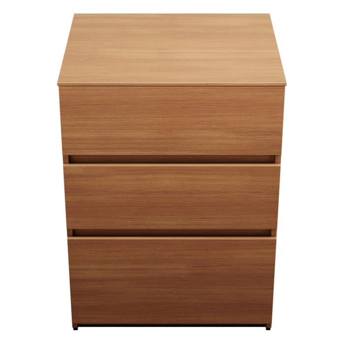 burgbad Lin20 Unterschrank 60 cm, 1 Auszug, 2 Schubladen