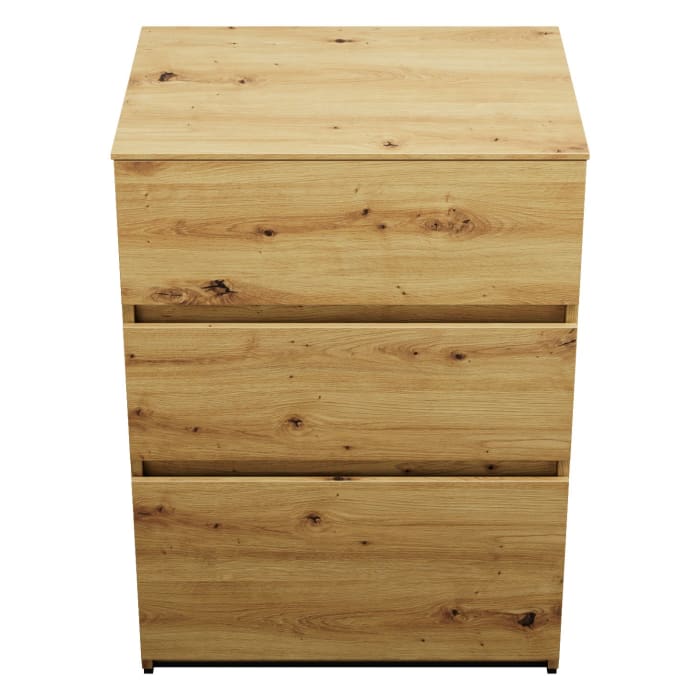 burgbad Lin20 Unterschrank 60 cm, 1 Auszug, 2 Schubladen