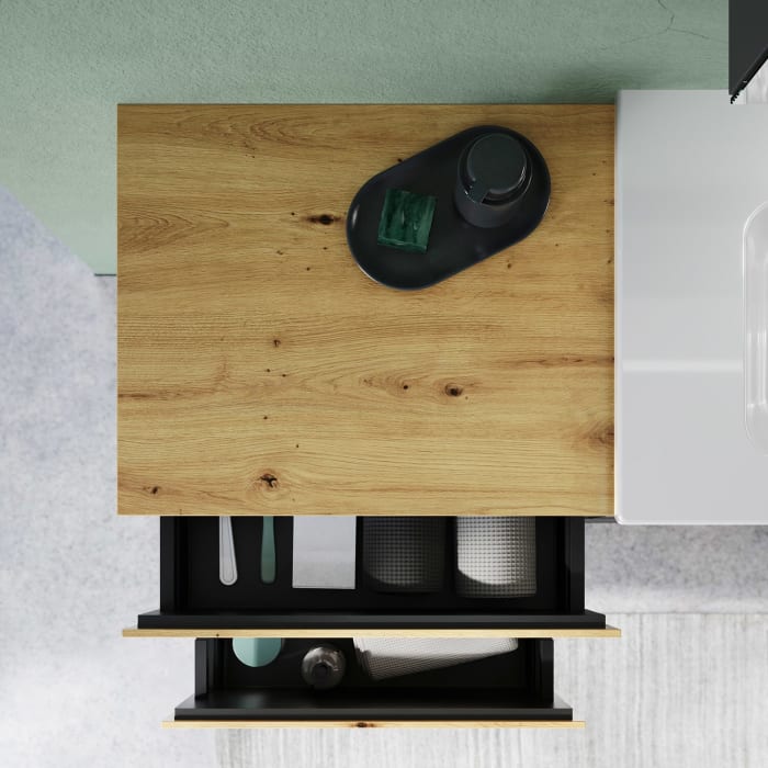 burgbad Lin20 Unterschrank 60 cm, 1 Auszug, 1 Schublade