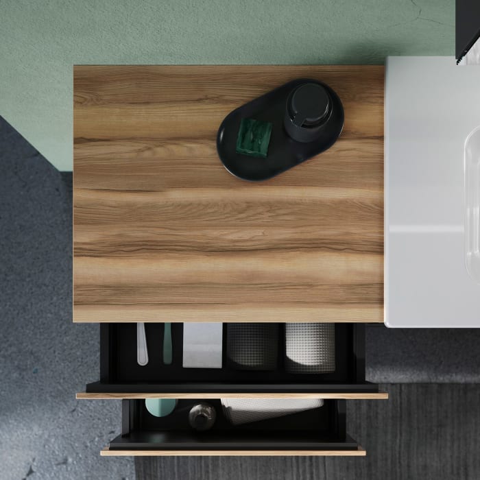 burgbad Lin20 Unterschrank 60 cm, 1 Auszug, 1 Schublade