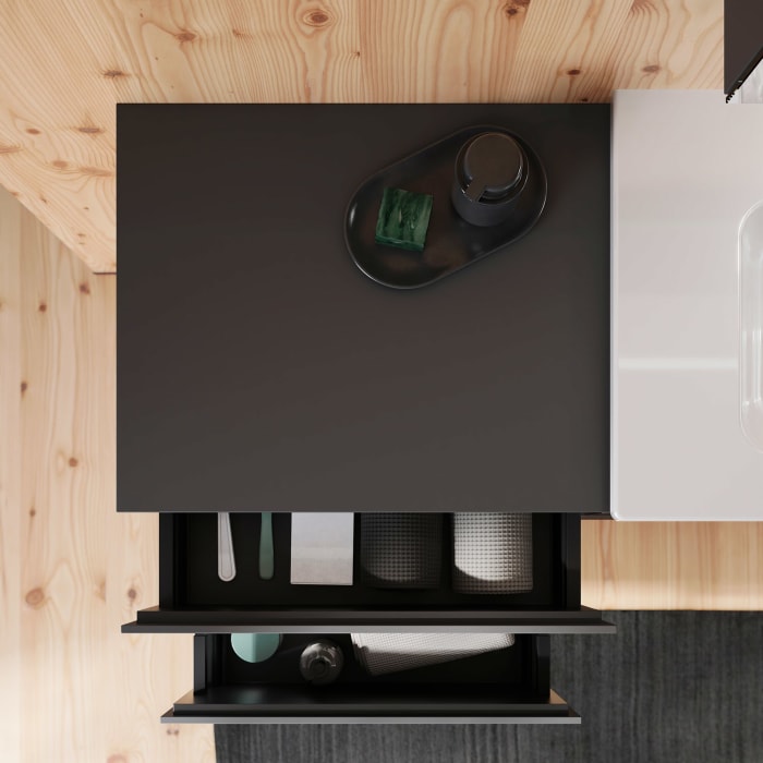 burgbad Lin20 Unterschrank 60 cm, 1 Auszug, 1 Schublade