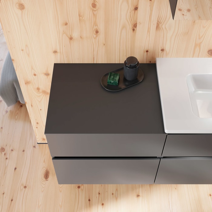 burgbad Lin20 Unterschrank 60 cm, 1 Auszug, 1 Schublade