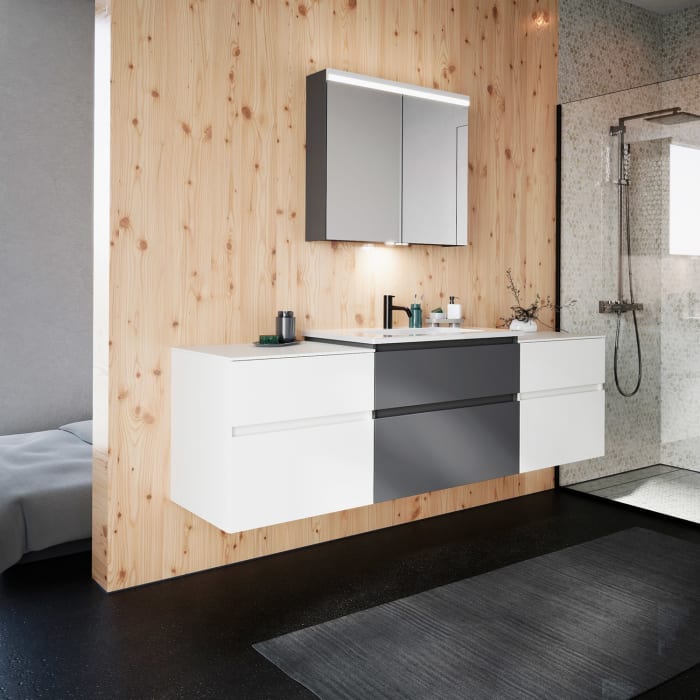 burgbad Lin20 Unterschrank 60 cm, 1 Auszug, 1 Schublade