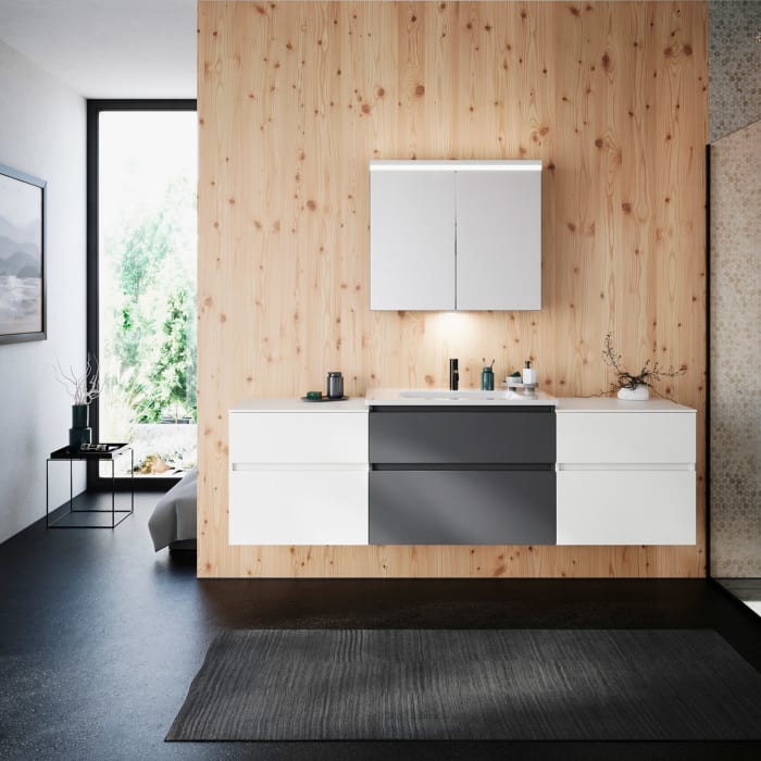 burgbad Lin20 Unterschrank 60 cm, 1 Auszug, 1 Schublade