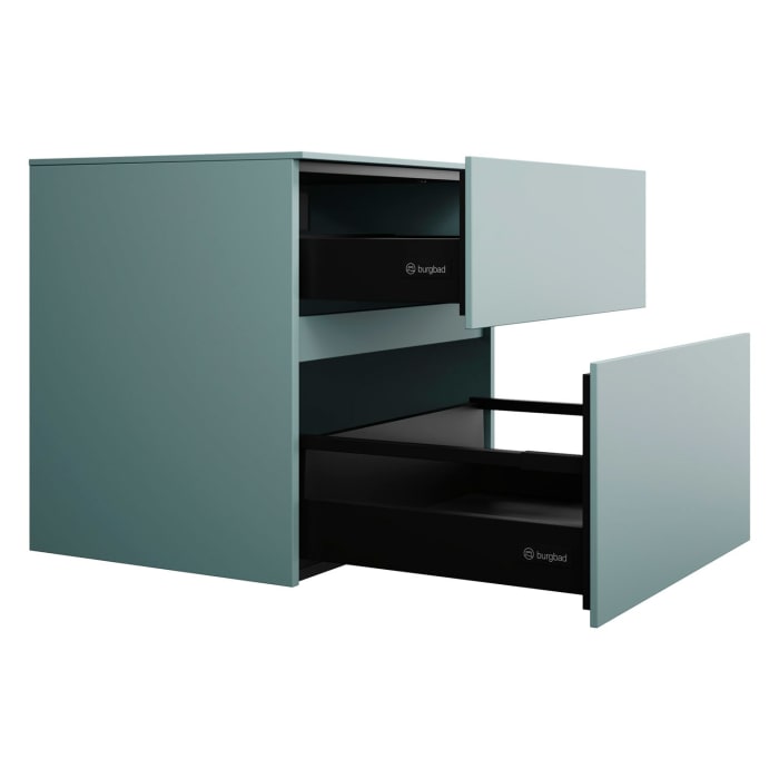 burgbad Lin20 Unterschrank 60 cm, 1 Auszug, 1 Schublade