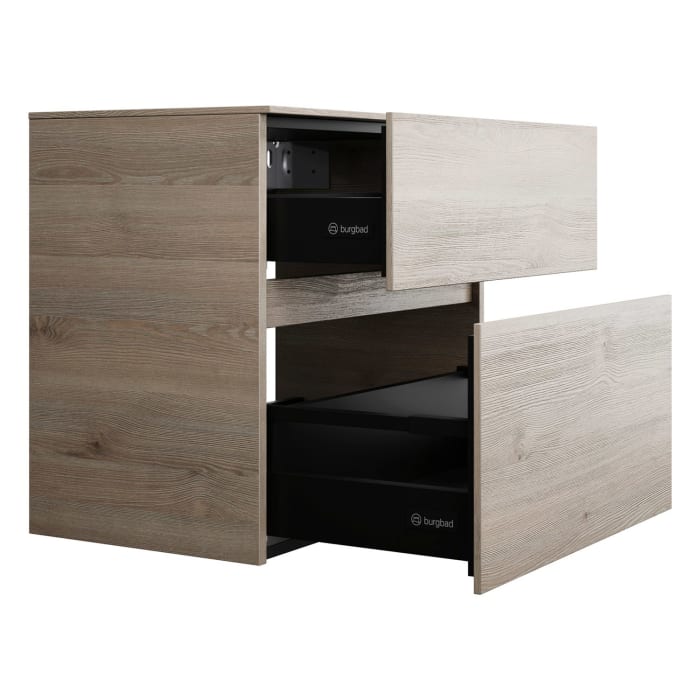 burgbad Lin20 Unterschrank 60 cm, 1 Auszug, 1 Schublade