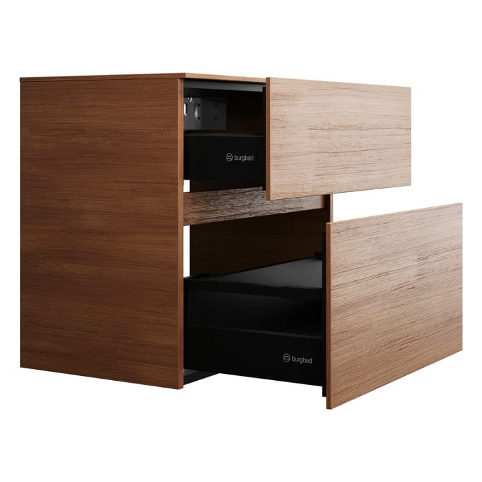 burgbad Lin20 Unterschrank 60 cm, 1 Auszug, 1 Schublade