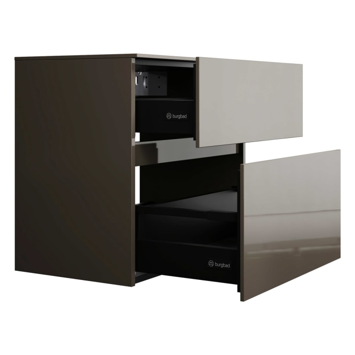 burgbad Lin20 Unterschrank 60 cm, 1 Auszug, 1 Schublade