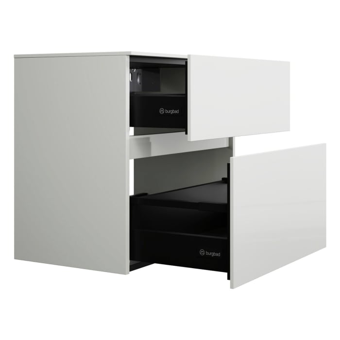 burgbad Lin20 Unterschrank 60 cm, 1 Auszug, 1 Schublade
