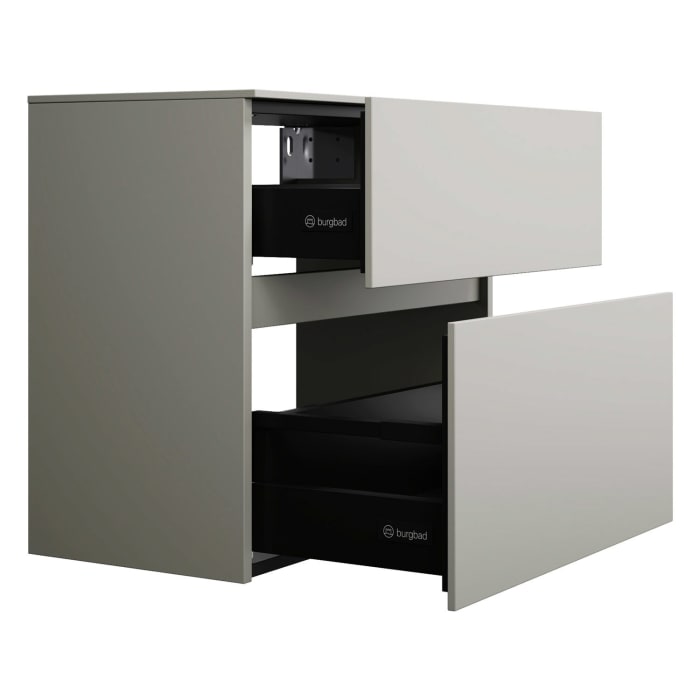 burgbad Lin20 Unterschrank 60 cm, 1 Auszug, 1 Schublade