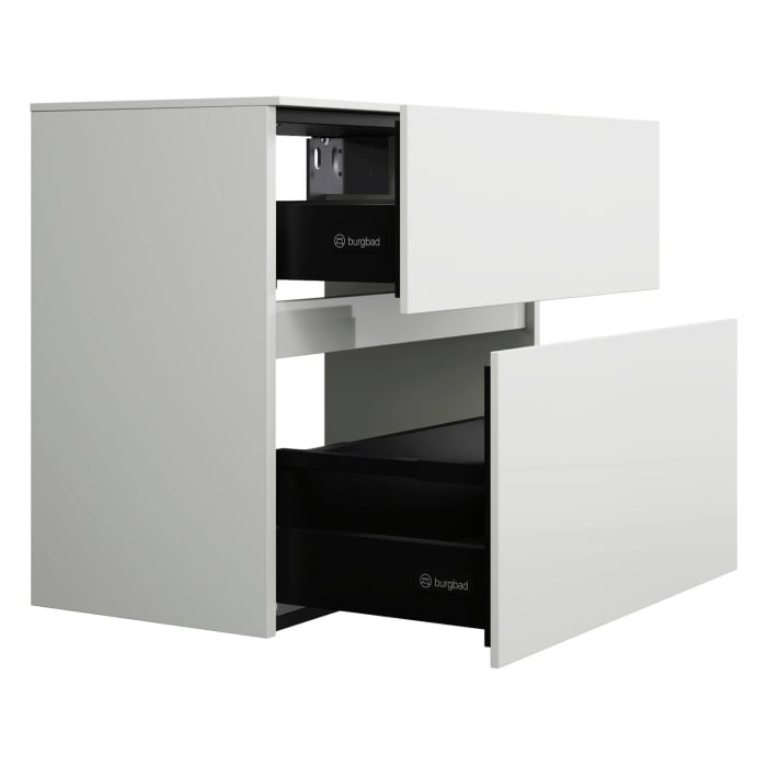 burgbad Lin20 Unterschrank 60 cm, 1 Auszug, 1 Schublade