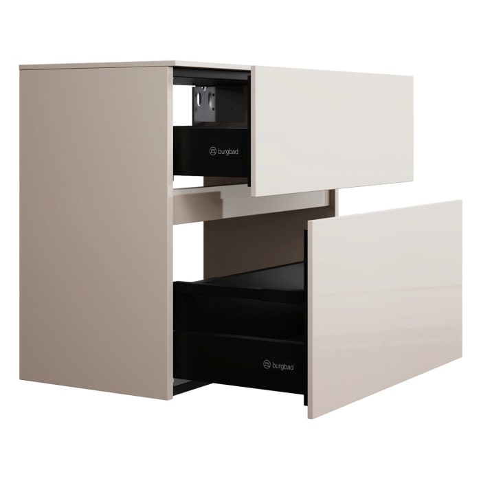 burgbad Lin20 Unterschrank 60 cm, 1 Auszug, 1 Schublade