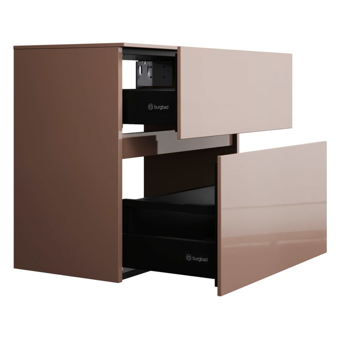 burgbad Lin20 Unterschrank 60 cm, 1 Auszug, 1 Schublade