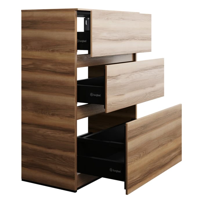 burgbad Lin20 Unterschrank 60 cm, 1 Auszug, 2 Schubladen