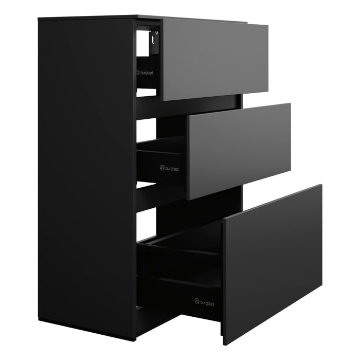 burgbad Lin20 Unterschrank 60 cm, 1 Auszug, 2 Schubladen