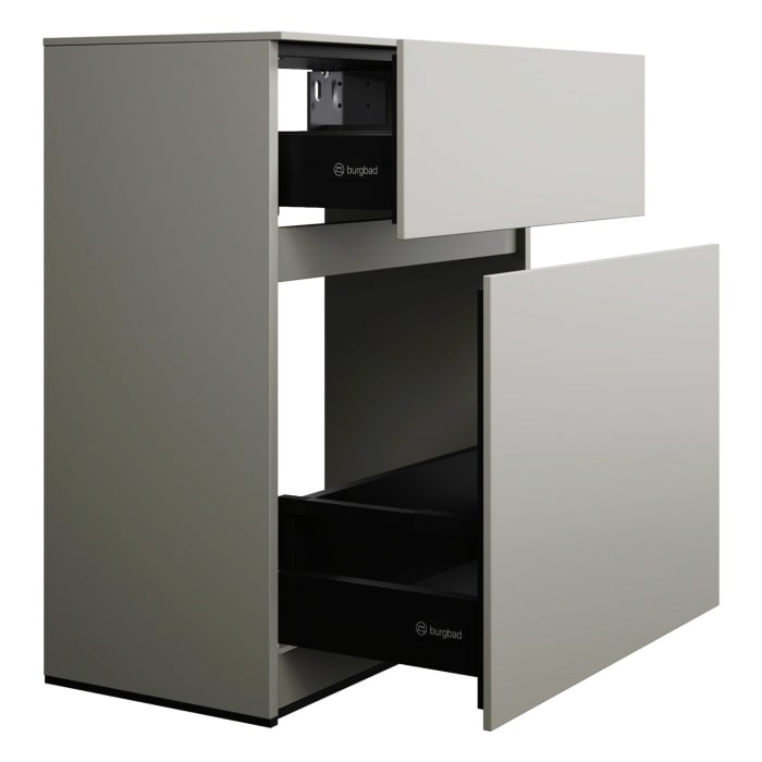 burgbad Lin20 Unterschrank 60 cm, 1 Auszug, 1 Schublade