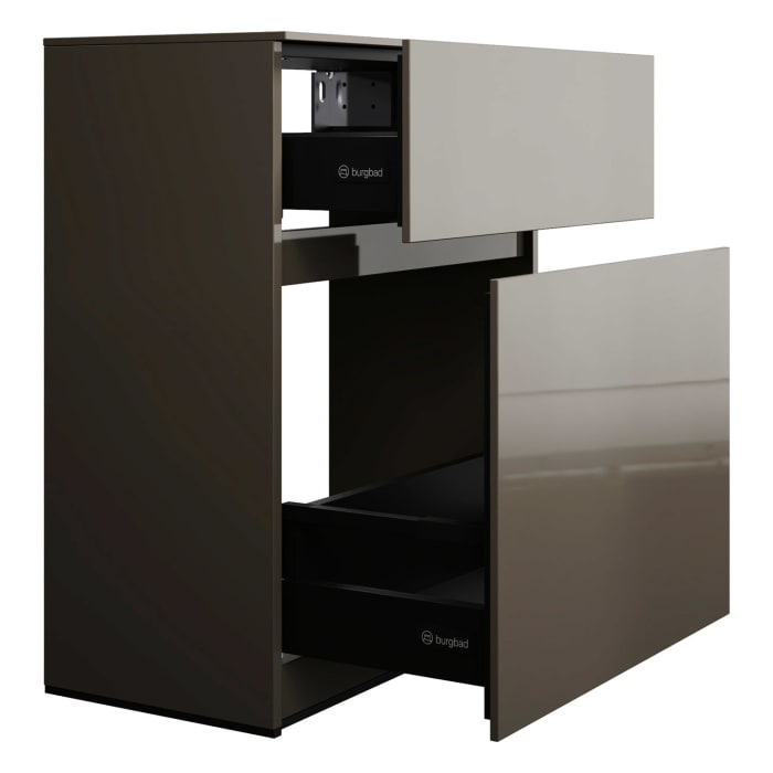 burgbad Lin20 Unterschrank 60 cm, 1 Auszug, 1 Schublade