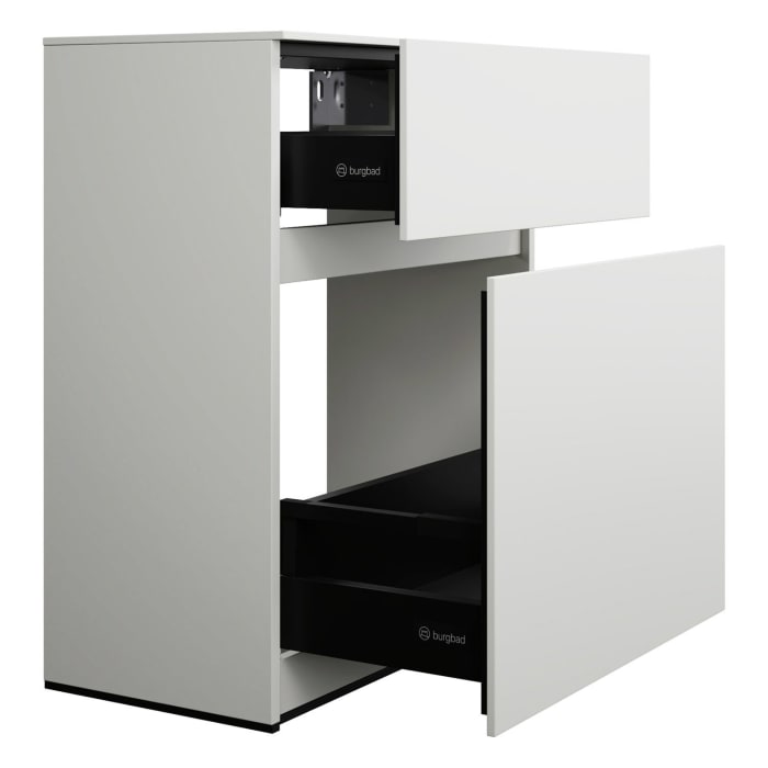 burgbad Lin20 Unterschrank 60 cm, 1 Auszug, 1 Schublade