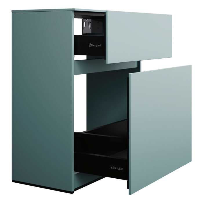 burgbad Lin20 Unterschrank 60 cm, 1 Auszug, 1 Schublade