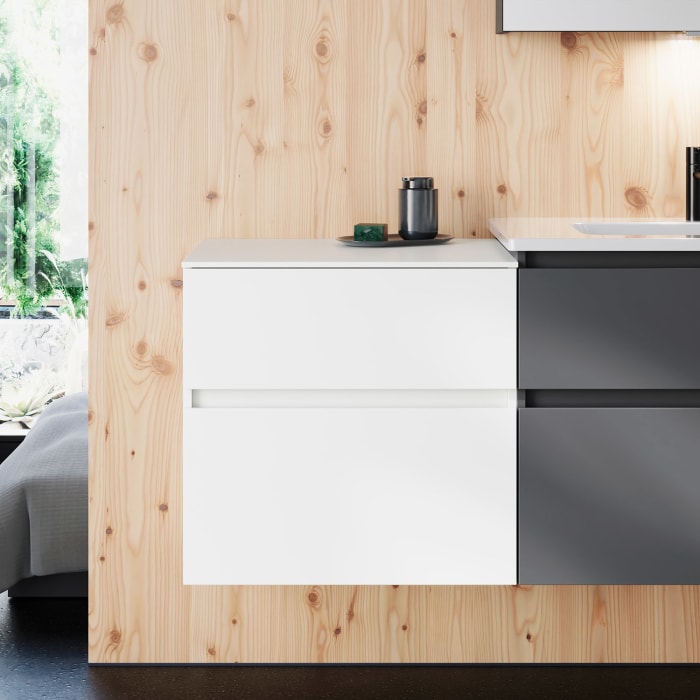 burgbad Lin20 Unterschrank 60 cm, 1 Auszug, 1 Schublade