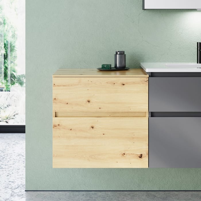 burgbad Lin20 Unterschrank 60 cm, 1 Auszug, 1 Schublade