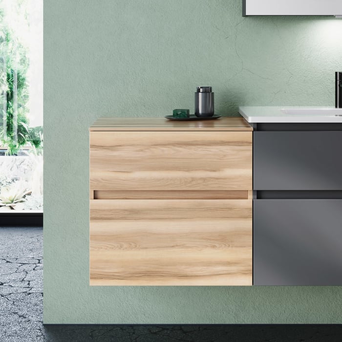 burgbad Lin20 Unterschrank 60 cm, 1 Auszug, 1 Schublade