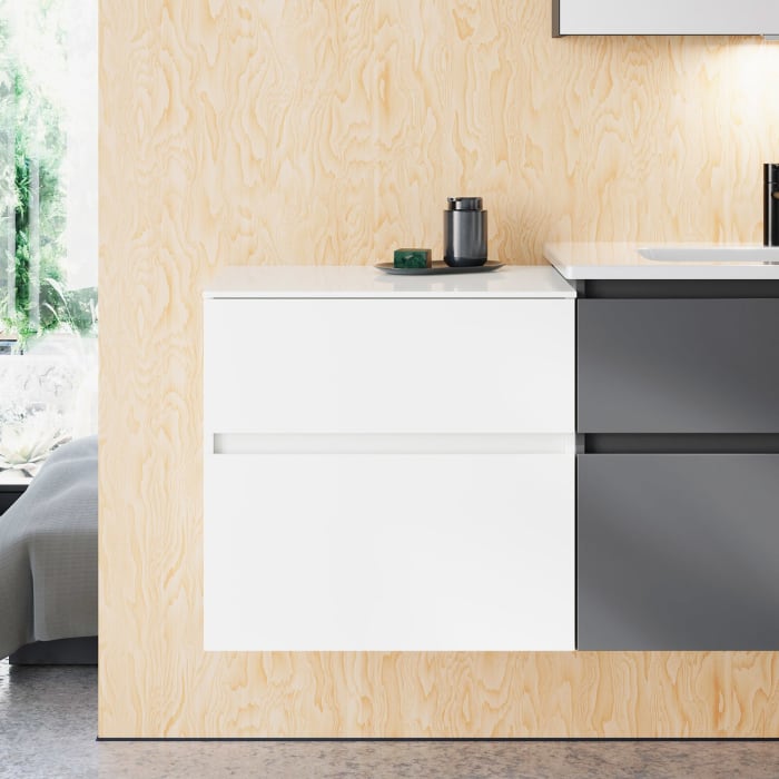 burgbad Lin20 Unterschrank 60 cm, 1 Auszug, 1 Schublade