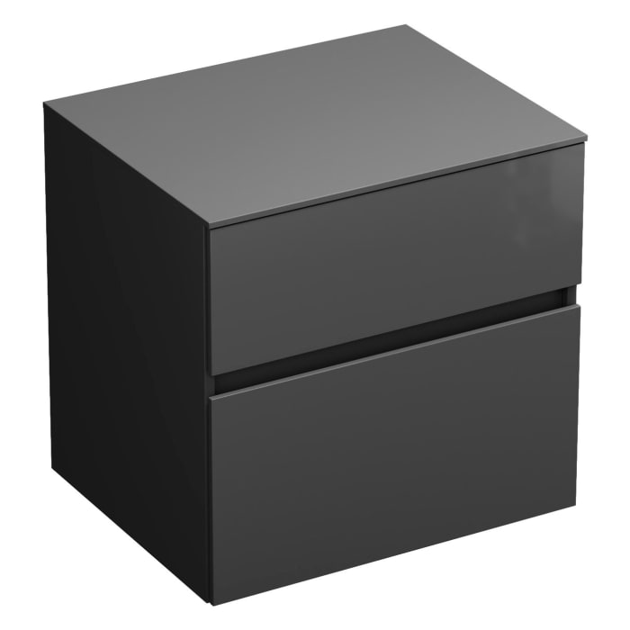 burgbad Lin20 Unterschrank 60 cm, 1 Auszug, 1 Schublade