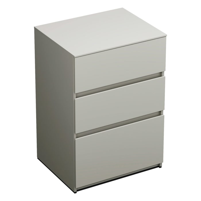 burgbad Lin20 Unterschrank 60 cm, 1 Auszug, 2 Schubladen