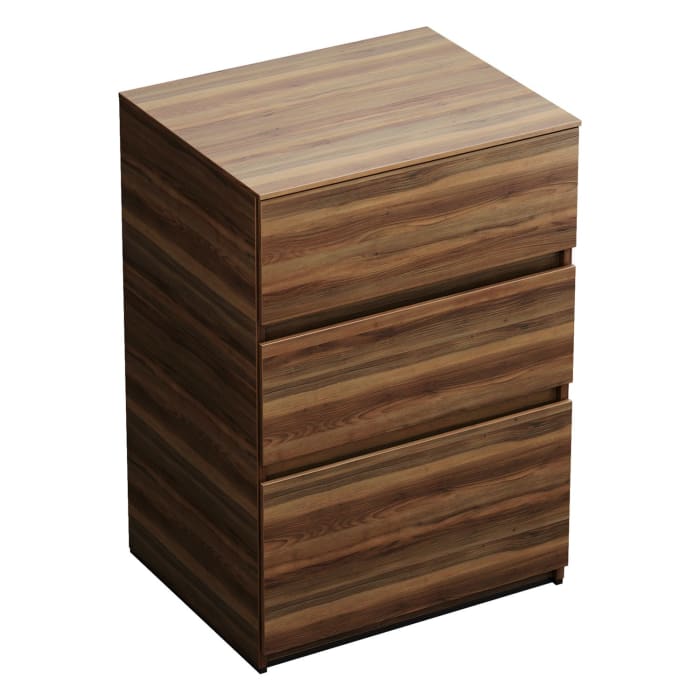 burgbad Lin20 Unterschrank 60 cm, 1 Auszug, 2 Schubladen