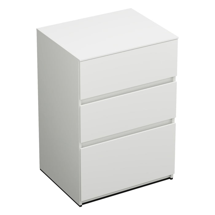 burgbad Lin20 Unterschrank 60 cm, 1 Auszug, 2 Schubladen