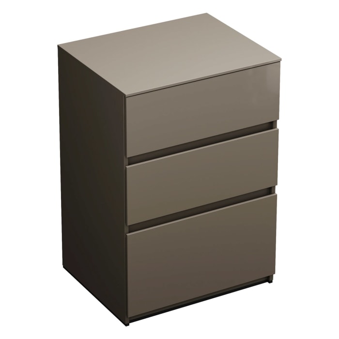 burgbad Lin20 Unterschrank 60 cm, 1 Auszug, 2 Schubladen