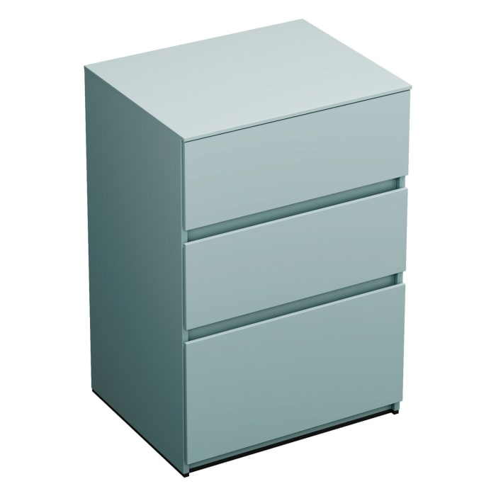 burgbad Lin20 Unterschrank 60 cm, 1 Auszug, 2 Schubladen