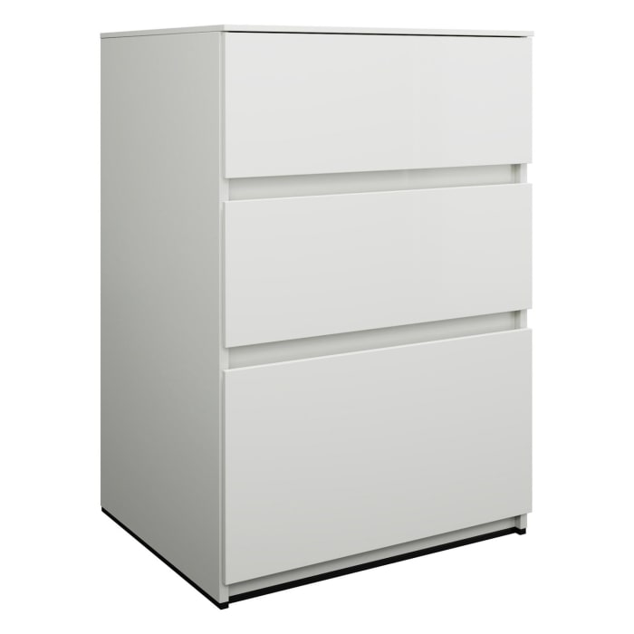 burgbad Lin20 Unterschrank 60 cm, 1 Auszug, 2 Schubladen